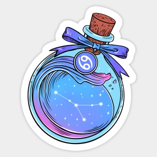 Zodiac Potion. Cancer Sticker